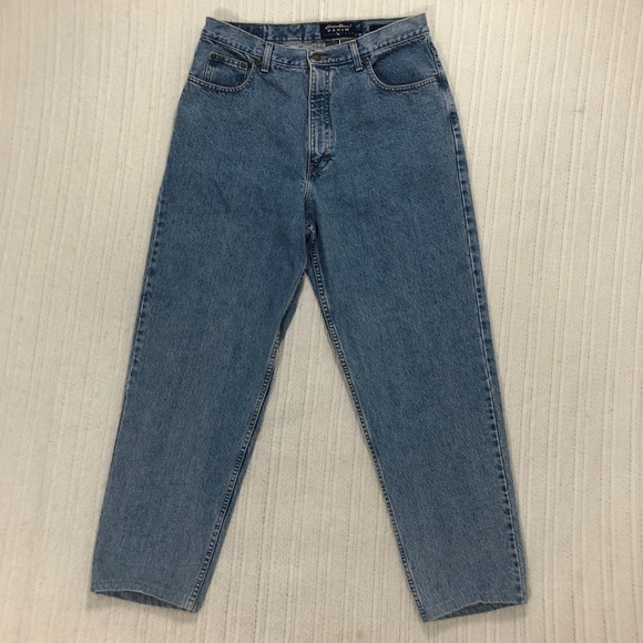 Eddie Bauer Denim Jeans Womens Size 16 Loose Fit High Rise Vintage Blue - Picture 1 of 7